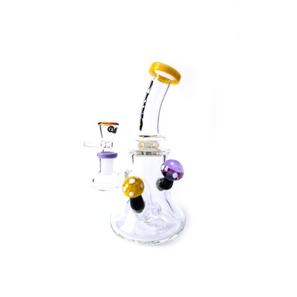 Bong Vidrio Calvo Poison Rig Yellow 19cm Cod Cg-3y