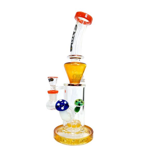 Bong Vidrio Calvo DOBLE FUNGUS 28cm Cod CG8Y