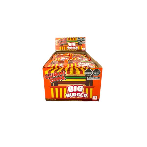 Caramelo Gomita Burger XXL 28g x18