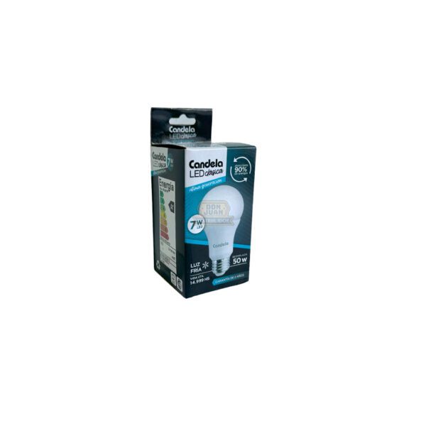 Lámpara Candela LED 7W Luz Fria X5 - Imagen 2