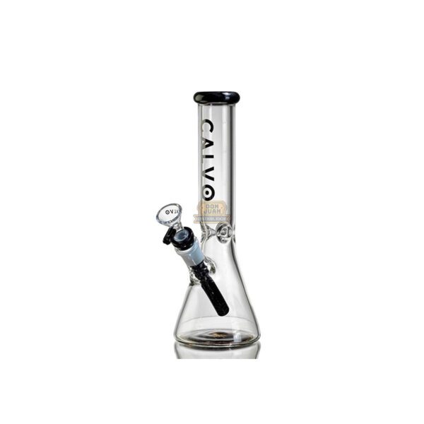 Bong Vidrio Calvo Beaker Black 25cm Cod. CG81112
