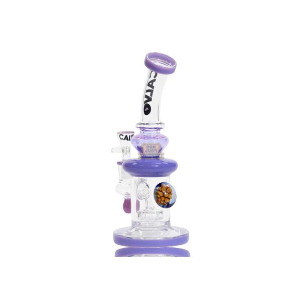 Bong Vidrio Calvo Implosion Drop Purple 23cm Cg-70