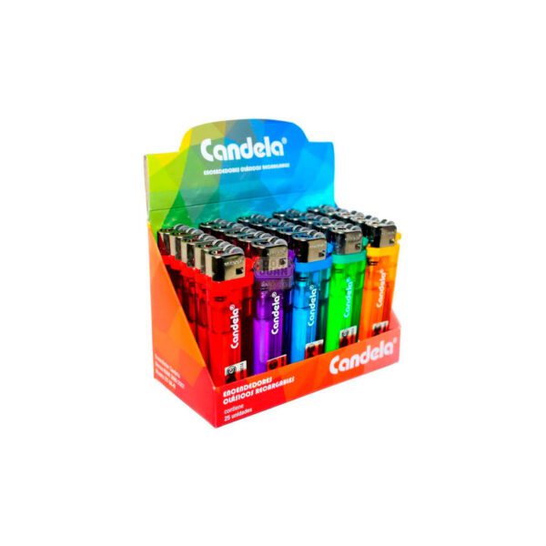 Encendedor Candela transparente