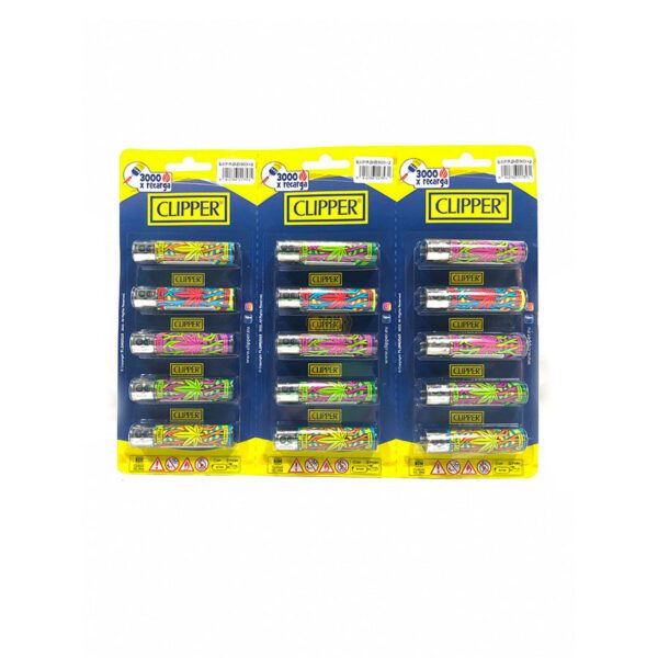 Encendedores Clipper Maxi Estampados x5 - Imagen 12