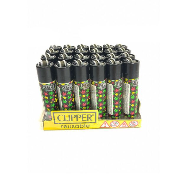 Encendedores Clipper Maxi Estampados x24