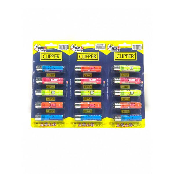 Encendedores Clipper Maxi Estampados x5 - Imagen 7