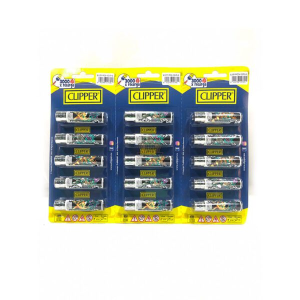 Encendedores Clipper Maxi Estampados x5 - Imagen 8