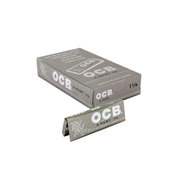 Papel OCB X-pert 1 ¼ Gris - Imagen 2