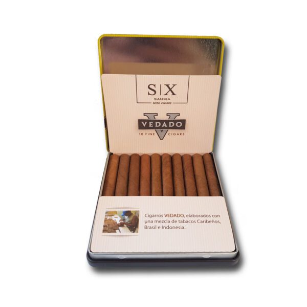 Cigarros Six Vedado Vainilla Lata - Imagen 2