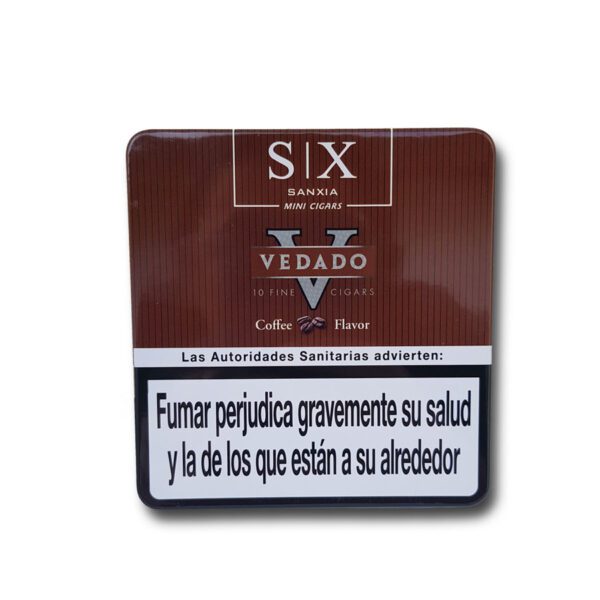 Cigarros Six Vedado Coffee Lata