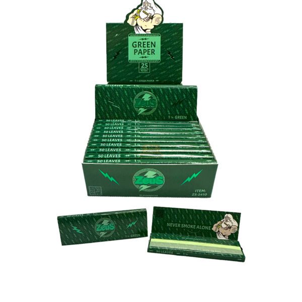 Papel Zeus Regular 1/4 Green