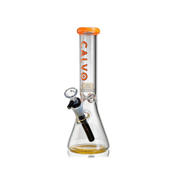 Bong Vidrio Calvo Beaker Orange 28cm Cod Cg81112