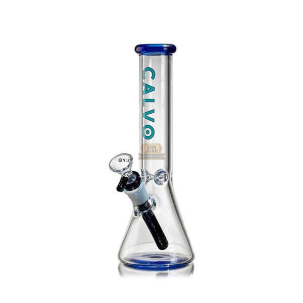 Bong Vidrio Calvo Beaker Blue 35 Cm. Cod Cl120