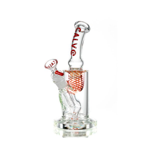 Bong Vidrio Calvo Incycler Red 24cm Cod Cl107r