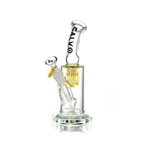 Bong Vidrio Calvo Incycler Yellow 24cm Cod Cl107y