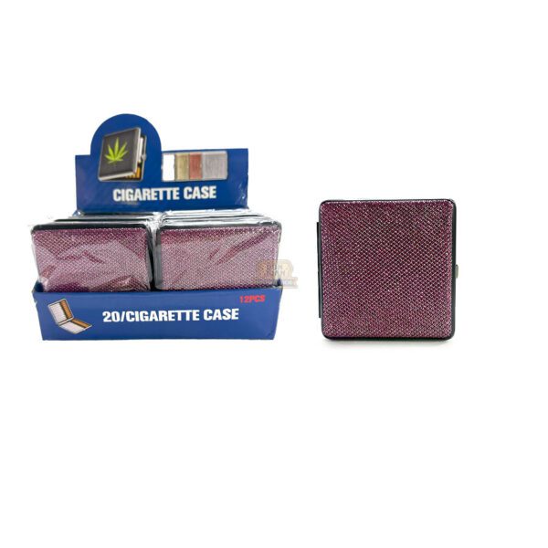 Cigarrera Metal Brillos Cod. 4052