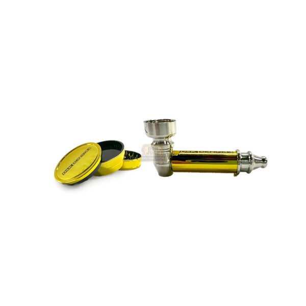 Pipa Metal + Pica Gold - Silver  Cod 7045