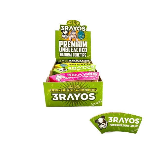 Filtros Tips Cono 3Rayos Unbleached