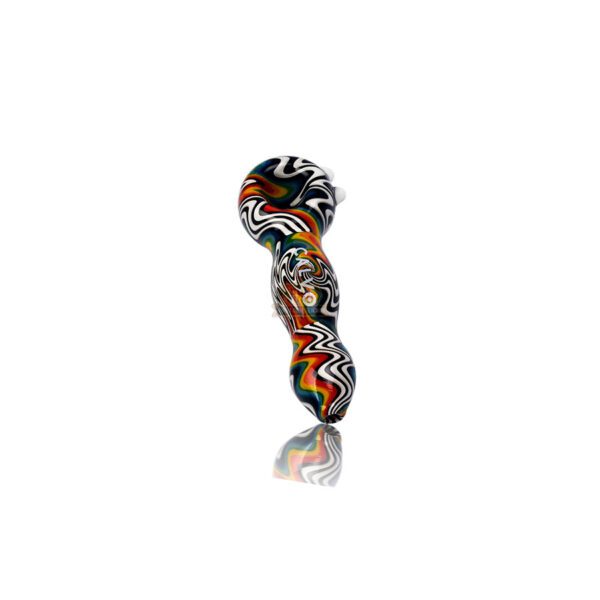 Pipa Vidrio Calvo Wig Wag Red Cod HP2103-A