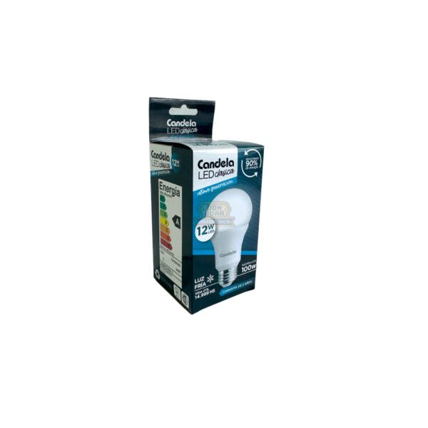 Lámpara Candela LED 12W Luz Fria X5 - Imagen 2