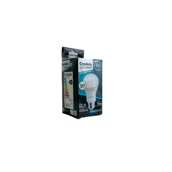 Lámpara Candela LED 9W Luz Fría X5 - Imagen 2