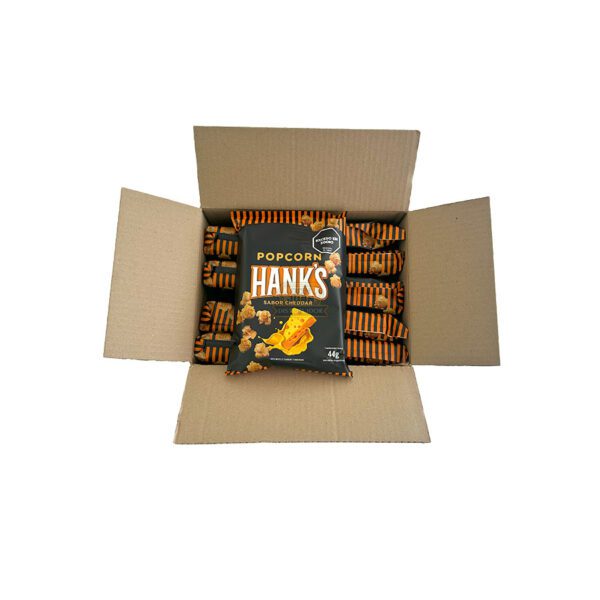Pochoclos Hanks X 10 Unidades Cheddar 44gr