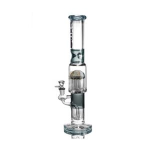 Bong de Vidrio Calvo Tube Tree Perc Black 42cm CG27