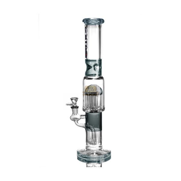 Bong de Vidrio Calvo Tube Tree Perc Black 42cm CG27