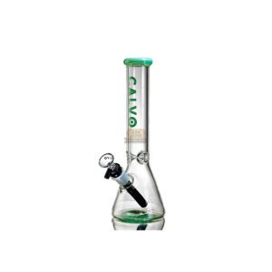 Bong Vidrio Calvo Beaker Green 25cm Cod. CG81112