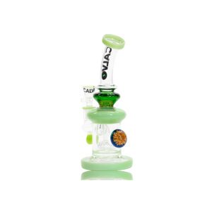 Bong Vidrio Calvo Implosion Drop Green 23cm Cg-71