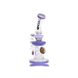 Bong Vidrio Calvo Implosion Drop Purple 23cm Cg-70