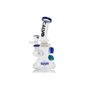 Bong de Vidrio Calvo Rig Calaveras Blue 19cm CG-4B