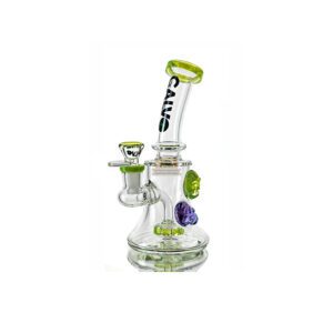 Bong de Vidrio Calvo Rig Calaveras Green 19cm CG-4G