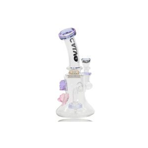 Bong de Vidrio Calvo Rig Calaveras Purple 19cm CG-4P