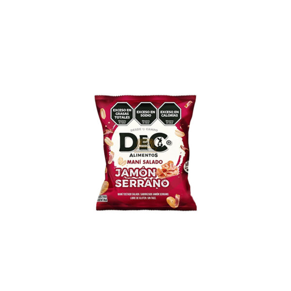 Dec Maní Jamón Serrano 250gr x12