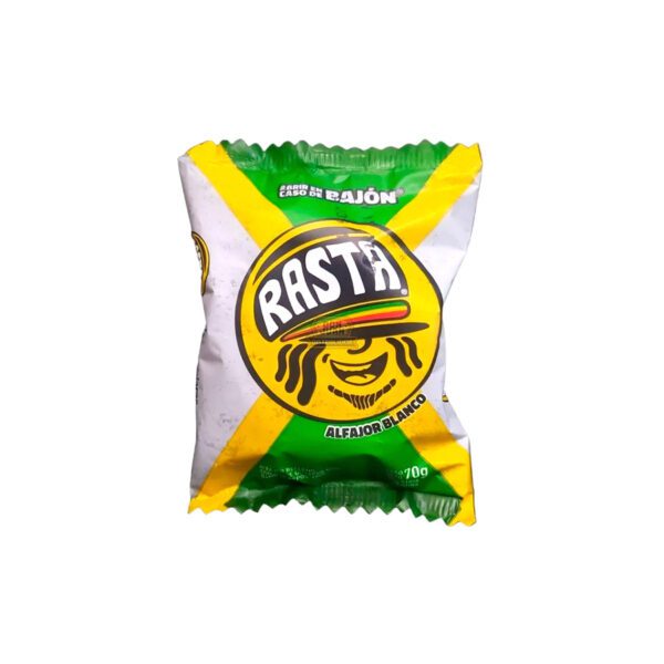 Alfajor Rasta Blanco 70gr x18