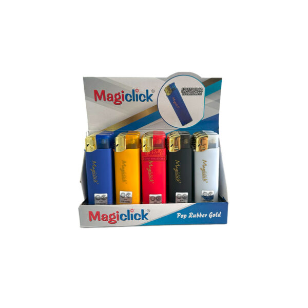 Encendedor Magiclick Pop Solido Gold x15