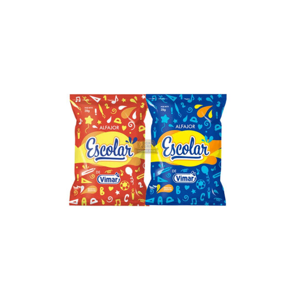 Alfajor Vimar Glaseado Escolar Mix x60