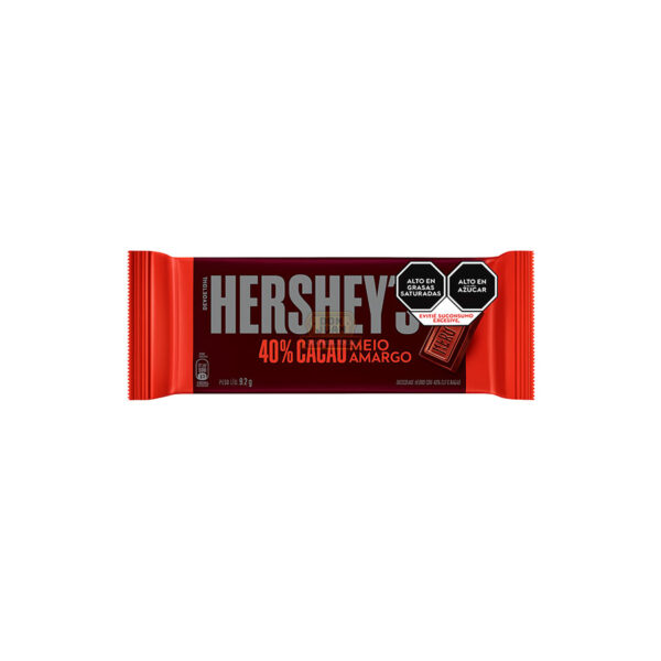 Chocolate Hershey's Semi Amargo 92g x18