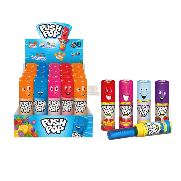 Chupetín Push Pop Mix Display x20