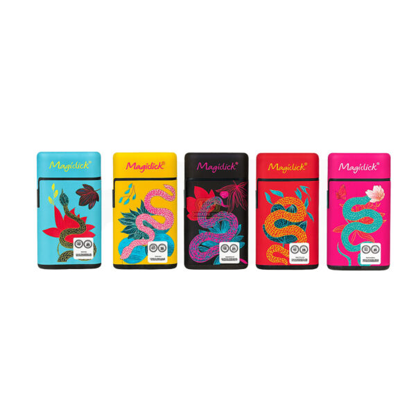 Encendedor Magiclick Jet Flame Goma Estampado x10