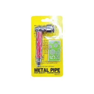 Pipa Metal con Tapa Cod 8025