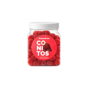 Gomitas GamaGum Conitos Frutilla Pote 500gr