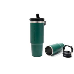 Vaso Térmico Wanderlust Verde C/pico 900ml Acero